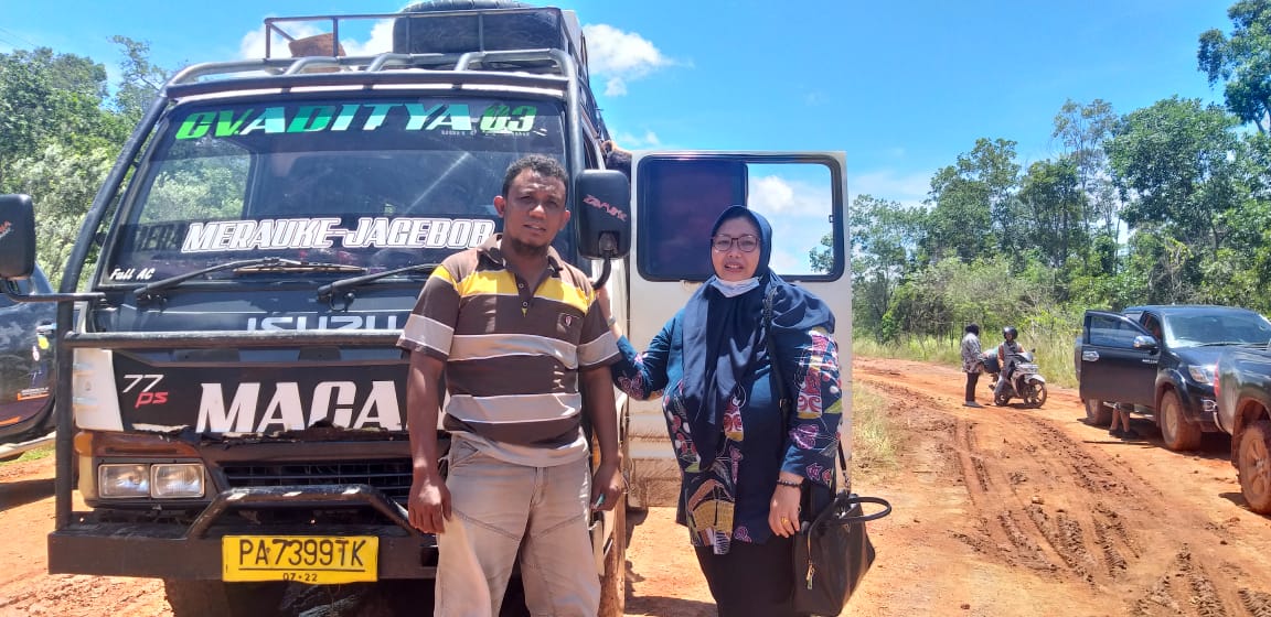 Fauzun Nihaya Bersama Perwakilan Sopir Minibus Trayek Merauke Jagebob